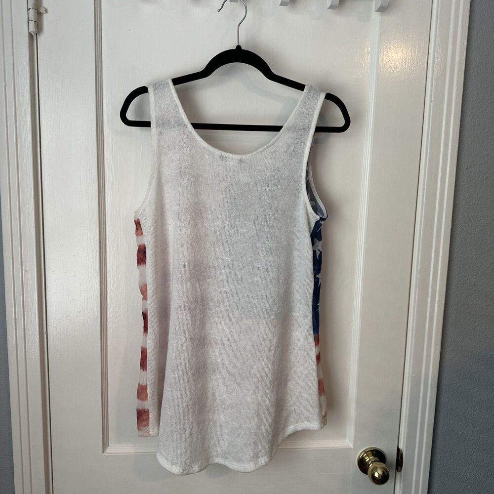 Venus American Flag Tank Womens Medium 4th Of July USA - Picture 6 of 10